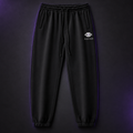 Jogging noir STUDIO SAGLIO en coton, vue rapprochée